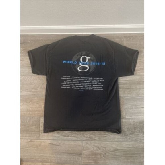Garth Brooks 2014-15 World Tour Mens Large Black T Shirt Hanes - Picture 5 of 5
